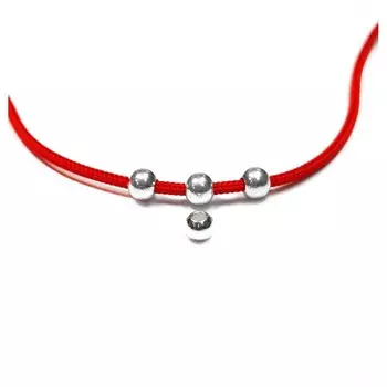 Разделитель Бусина, серебро 925