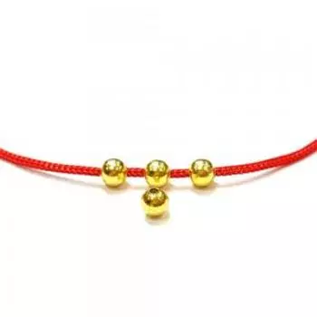 Разделитель Бусина, золото 585