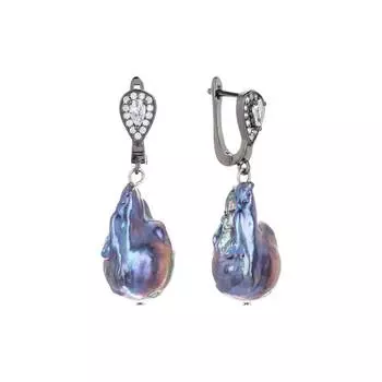 Серьги Черная Луна