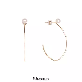 Серьги Fabulamare Пенсакола, желтое золото 585