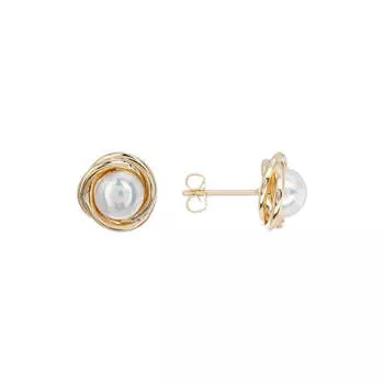 Серьги Жемчужные облака