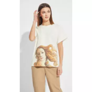 Блузка Buter-2159 В цвете: Белый; Размеры: 50,52,46,48,44,42