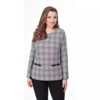 Блузка Дали-4047/1 В цвете: Серый; Размеры: 50,48,54