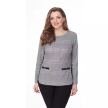 Блузка Дали-4047 В цвете: Серый; Размеры: 56,50,52,48,54