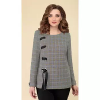 Блузка Дали-4378 В цвете: Серый; Размеры: 56,58,50,52,54