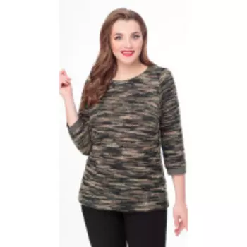 Блузка Дали-5210/1 В цвете: Зеленый; Размеры: 50,46,48