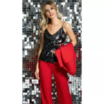 Блузка DiLiaFashion-0433 В цвете: Черный; Размеры: 50,52,46,48,44