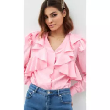 Блузка EMBER-e210 В цвете: Розовый; Размеры: 46,44,42