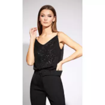 Блузка EOLA-1953 В цвете: Черный; Размеры: 52,46,48,54,44