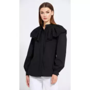 Блузка EOLA-2039/1 В цвете: Черный; Размеры: 50,52,46,48,54,44