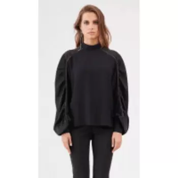 Блузка Favorini-31357 В цвете: Черный; Размеры: 46,44