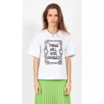 Блузка Favorini-31586 В цвете: Белый; Размеры: 46,48,44,42