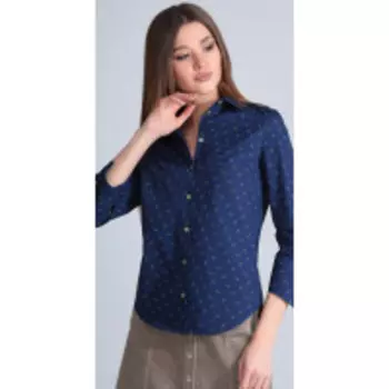 Блузка Golden Valley-2232 В цвете: Синий; Размеры: 50,46,44,42