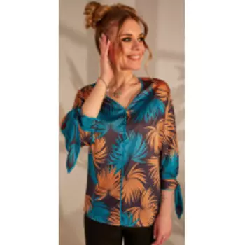 Блузка Golden Valley-2236 В цвете: Разноцветный; Размеры: 56,52,54