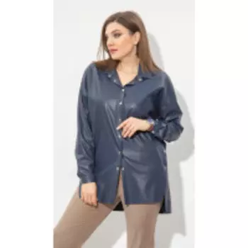 Блузка JeRusi-2074/2 В цвете: Синий; Размеры: 56,58,52,54