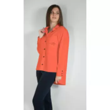 Блузка JeRusi-2075А/1 В цвете: Оранжевый; Размеры: 50,46,48,44