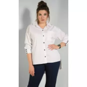 Блузка JeRusi-2075А/2 В цвете: Белый; Размеры: 54
