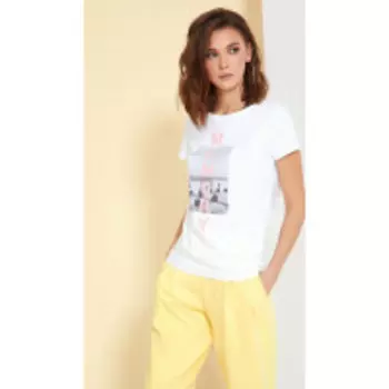 Блузка Kaloris-1690-1 В цвете: Белый; Размеры: 50,52,46,48,44,42