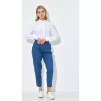 Блузка LIBERTY-222 В цвете: Белый; Размеры: 52,44,42