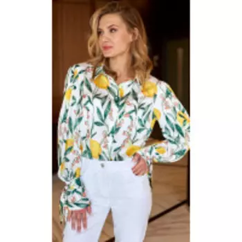 Блузка LIBERTY-260 В цвете: Белый; Размеры: 50,52,46,48,44,42