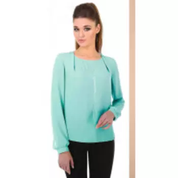 Блузка Линия-Л-Б-1536 В цвете: Зеленый; Размеры: 58,60,64,54