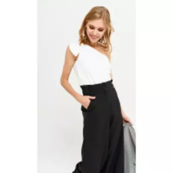 Блузка Люше-2562 В цвете: Белый; Размеры: 50,46,48,44