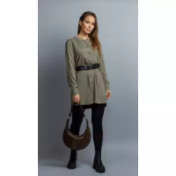 Блузка Mirolia-865 В цвете: Зеленый; Размеры: 56,50,52,46,48,54,44