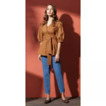 Блузка Nova Line-20025/1 В цвете: Черный; Размеры: 46,48,44,42