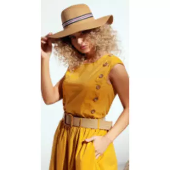 Блузка Nova Line-20279/1 В цвете: Желтый; Размеры: 46,48