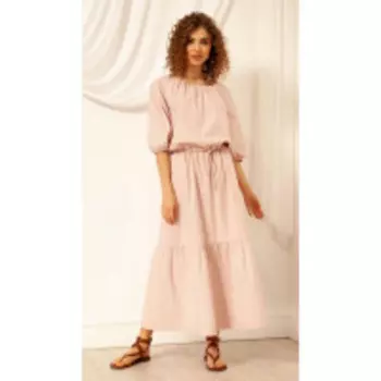 Блузка Nova Line-20417/1 В цвете: Розовый; Размеры: 50,52,46,48,44,42