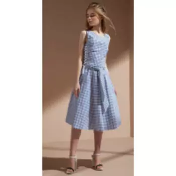 Блузка Nova Line-2867 В цвете: Голубой; Размеры: 46,44,42