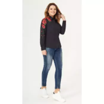 Блузка Panda-421740 В цвете: Черный; Размеры: 46,48,44