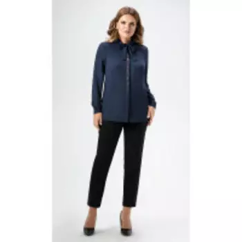 Блузка Panda-455340 В цвете: Синий; Размеры: 50,52,46,48,44