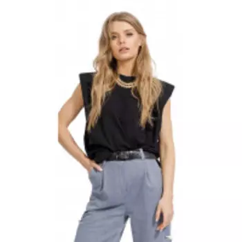 Блузка PiRS-1267 В цвете: Черный; Размеры: 50,52,46,48,44,42,40