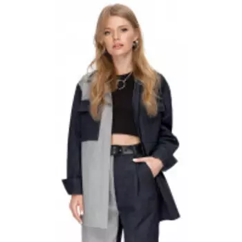 Блузка PiRS-1521/2 В цвете: Синий; Размеры: 50,52,46,48,44,42,40