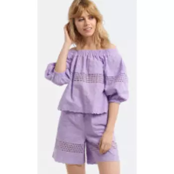 Блузка PiRS-3112 В цвете: Фиолетовый; Размеры: 50,52,46,48,44,42,40