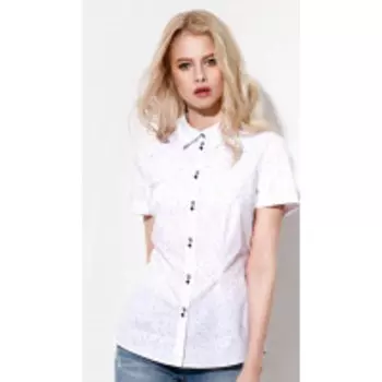 Блузка Prio-719940 В цвете: Белый; Размеры: 46,48,44,42