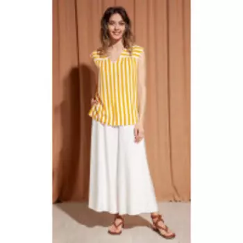 Блузка S_ette-2026 В цвете: Желтый; Размеры: 50,52,46,48,44,42