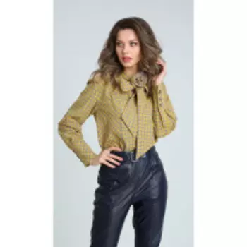 Блузка Sandyna-13929/1 В цвете: Желтый; Размеры: 50,52,46,48,54,44