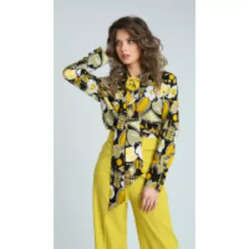 Блузка Sandyna-13929 В цвете: Разноцветный; Размеры: 50,52,46,48,54,44