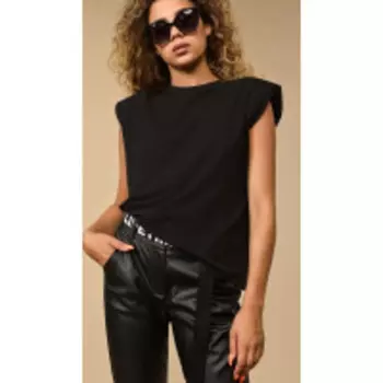 Блузка Сч@стье-7130-1 В цвете: Черный; Размеры: 50,52,46,48,54,44,42