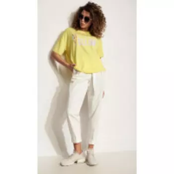 Блузка Сч@стье-7196-1 В цвете: Желтый; Размеры: 56,58,50,52,46,48,54,44,42