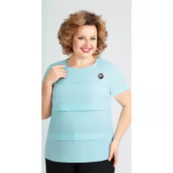 Блузка Swallow-117/2 В цвете: Зеленый; Размеры: 50,52,48,54