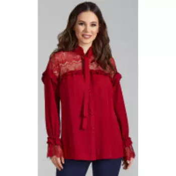 Блузка TEFFI style-1473/1 В цвете: Красный; Размеры: 56,50,46,48