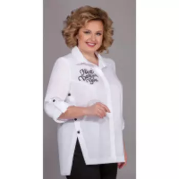 Блузка Теллура-Л-1495 В цвете: Белый; Размеры: 56,52,54