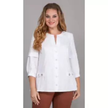 Блузка Теллура-Л-1516 В цвете: Белый; Размеры: 56,52,54