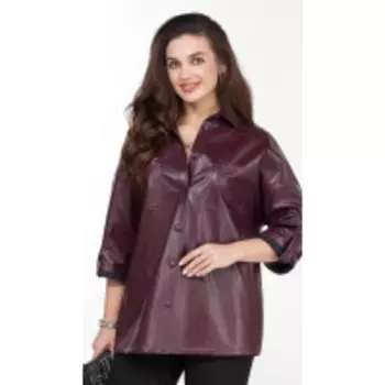 Блузка TEZA-1794/2 В цвете: Красный; Размеры: 56,58,60,62,50,52,48,54