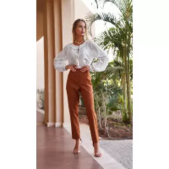 Блузка Vesnaletto-2598 В цвете: Белый; Размеры: 50,52