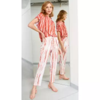 Брюки ArtRibbon-3478B В цвете: Разноцветный; Размеры: 50,46,48,54,44