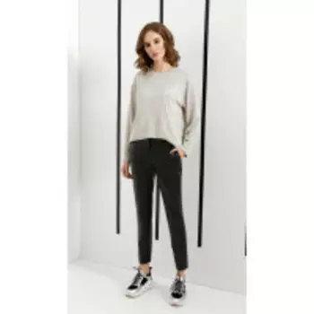 Брюки DiLiaFashion-0398 В цвете: Черный; Размеры: 50,52,42